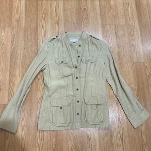 Banana Republic silk and linen blend jacket